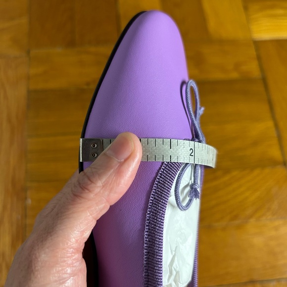 New Jcrew Zoe muted orchid/purple leather ballet flats - Picture 10 of 12